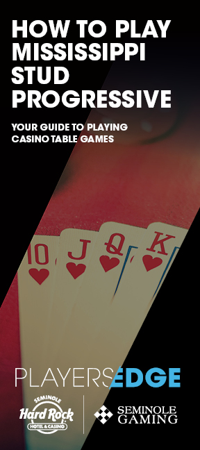 How to play MISSISSIPPI STUD PROGRESSIVE