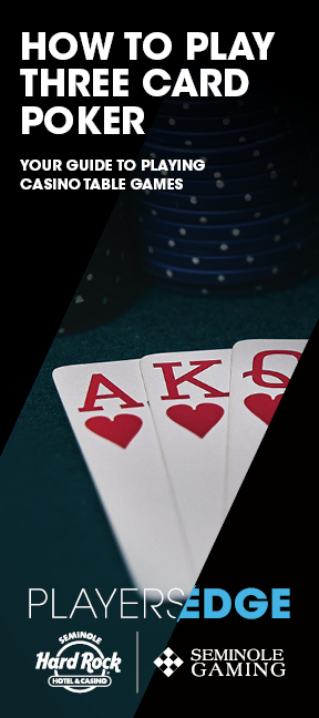 How to play THREE CARD POKER