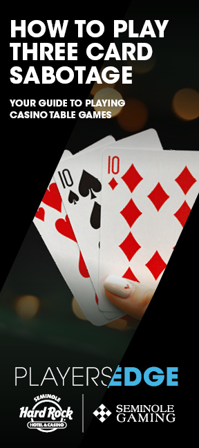 How to play THREE CARD SABOTAGE